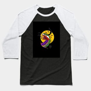 Joker Snake Tattoo Baseball T-Shirt